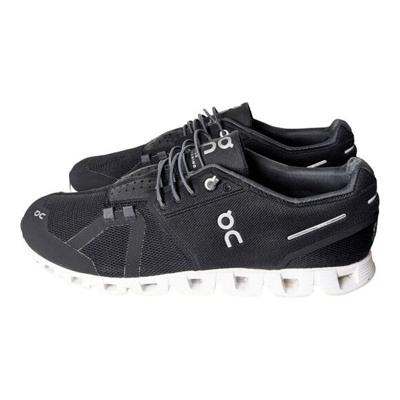 ON RUNNING Cloud 2.0 'Black White' Running Shoes Size 10 - Picture 2 of 14